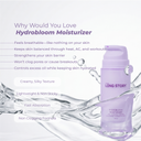 Why you’ll love Hydrobloom Moisturizer: lightweight, breathable, non-greasy